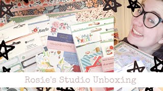 Rosie’s Studio Unboxing [upl. by Iviv]