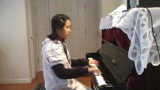 10 year old playing Variations on a Russian Folk Song by Dubuk [upl. by Noel66]