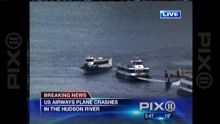 First report on Miracle on Hudson landing in Hudson River [upl. by Collyer631]