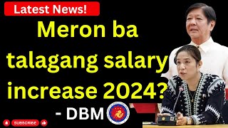 Salary increase for 2024 according to DBM [upl. by Fai60]