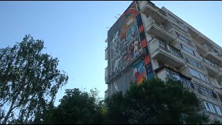 Evenimentul de inaugurare a Picturii Murale din bd Ștefan cel Mare și Sfânt 6 [upl. by Arraeit]