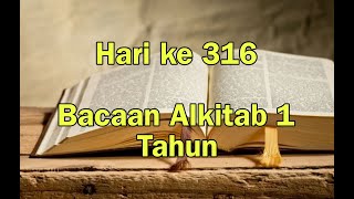 Hari ke 316  Panduan Baca Alkitab Setahun secara Kronologis  Alkitab Suara [upl. by Sall991]