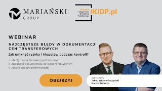 CENY TRANSFEROWE  NAJCZĘSTSZE BŁĘDY W DOKUMENTACJI tp ceny transferowe [upl. by Donela]