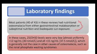 Osteomalacia 1 [upl. by Divan]