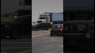 Hellcat Durango Almost GETS SMASHED BY TRUCK DRIVER AFTER DOING THIS [upl. by Meerak]