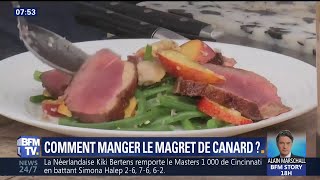 Comment manger votre magret de canard Deux chefs cuisiniers vous proposent deux recettes [upl. by Dunton]