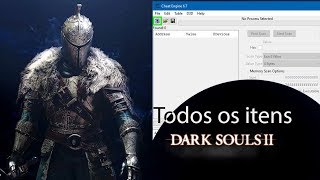 Como conseguir itens souls armas e armaduras no Dark Souls 2 Cheat Engine [upl. by Lhok973]