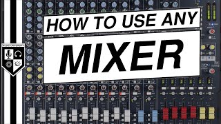 How To Use a Mixer for Live Sound amp Studio Recording [upl. by Steffy]