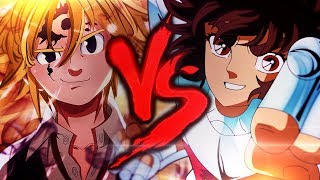 Meliodas VS Seiya de Pégaso  Duelo de Titãs [upl. by Gasser803]