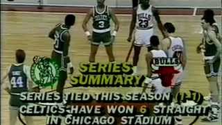 Chicago Bulls vs Boston Celtics  31888  Michael Jordan 50 Pts vs Larry Bird  HD [upl. by Margeaux758]