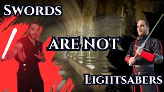 Swords ARE NOT Lightsabers Incidental Contact amp Effective Strikes [upl. by Barb]