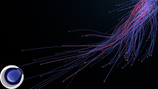 Animate Splines with Particle Emitter in Cinema 4d Quick Tutorial [upl. by Dierdre586]