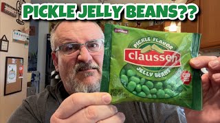 Claussen Dill Pickle Jelly Beans 🥒 [upl. by Twitt]