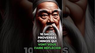 10 SAGES PROVERBES CHINOIS QUI VONT VOUS FAIRE RÉFLÉCHIR sagesse viral sagesseancienne france [upl. by Klecka]