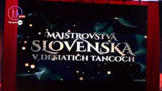 Majstrovstvá SR v 10 tancoch  Poprad 2020 ráno [upl. by Lienaj]