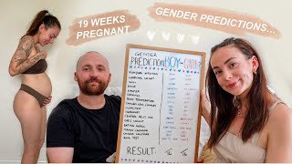 gender prediction test  19 weeks pregnant update ❤️ VLOG first baby [upl. by Debbi]