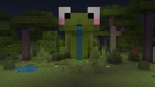 Minecraft FROG statue [upl. by Eillime]