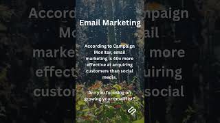 💌 Email Marketing 40x More Effective Than Social Media emailmarketingstrategy digitalmarketing [upl. by Ennaehr]