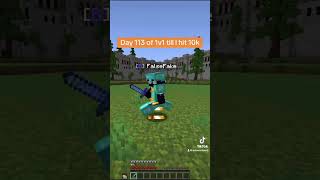 Day 113 of 1v1 till I hit 10k everyday win 1v1 fortheboys minecraft pvplegacy 10k [upl. by Eirrod]