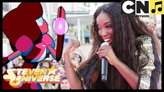 Steven Universe  Stronger Than You  Estelle Performs LIVE MUSIC VIDEO  Cartoon Network [upl. by Broek675]