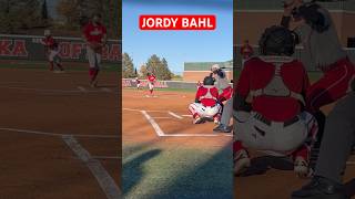 Jordy Bahl Nebraska Husker Softball 11124 Red White Scrimmage [upl. by Mariejeanne]