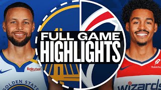 WARRIORS at WIZARDS  FULL GAME HIGHLIGHTS  November 4 2024 [upl. by Bowie]