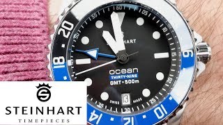 Steinhart Ocean 39 GMT Premium 500  ByeByeWatch  4K [upl. by Mooney]