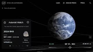 Live Asteroid monitoring via NASAs Eyes on Asteroids [upl. by Eudo431]