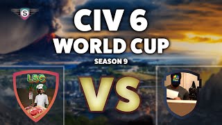 Civ6  CWC Season 9  Team 250 vs La Steak Company [upl. by Hewe]