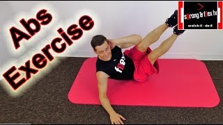 Abdominal exercises  Oblique Vups [upl. by Adnam215]