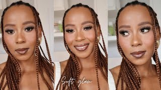 Soft glamMakeup tutorialVlogtober [upl. by Neiman348]