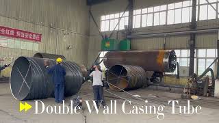 Double Wall Casing Tube casingtube casingtools [upl. by Revkah]