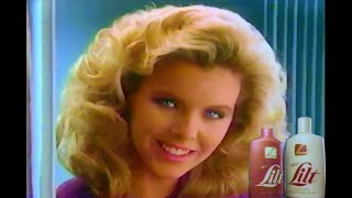 1985 Seductive Lilt Perm Shampoo Commercial 80s [upl. by Ardnuhsor]