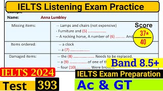 IELTS Listening Practice Test 2024 with Answers Real Exam  393 [upl. by Sommer]