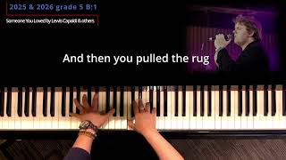 ABRSM Piano 2025 amp 2026 Grade 5 B1  Someone You Loved by Lewis Capaldi and others [upl. by Gnoix]