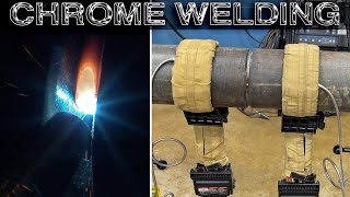 9 Chrome RMD Welding  Heat Induction [upl. by Odlanyer]