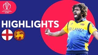 Malinga Stars In Big Upset  England v Sri Lanka  Match Highlights  ICC Cricket World Cup 2019 [upl. by Davey]