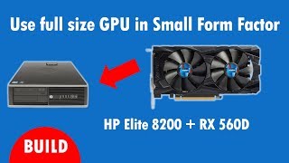 HP Elite 8200 Cheap Gaming with Full Size Radeon RX 560 [upl. by Timmie]