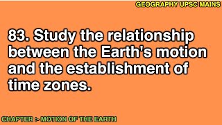 283 Earths Motion and Time Zones  Studying the Establishment Process [upl. by Sivrep]