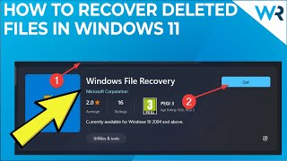 How to Recover Deleted Files in Windows 11 [upl. by Eerrehs]