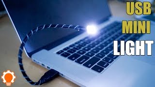 How to make a mini usb light at home DIY [upl. by Anallese]