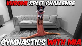 Kuromi split challenge in gymnastics [upl. by Ibok]