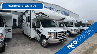 USED 2019 Jayco Redhawk 24B Travel Trailer Walk Through  Pataskala [upl. by Hadihahs]