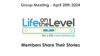 Support Group Meeting 20th April 2024 [upl. by Scoles]