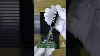 Pelikan 40 years of Souverän limited edition fountain pen unboxing [upl. by Asir]