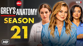 GREYS ANATOMY Season 21 Trailer  ABC Release Date Cast Episode 1 Renewed New Series 2025 [upl. by Regen26]