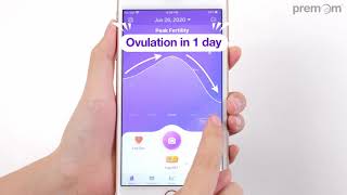 Pinpoint Your Peak Fertile Days with Premom Ovulation Tracker [upl. by Odarbil]