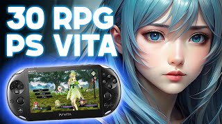 TOP 30 BEST RPG GAMES FOR PS VITA YOU MUST PLAY [upl. by Stier]