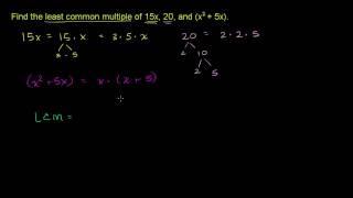 Algebraic Expression Least Common Multiple [upl. by Jenkel]