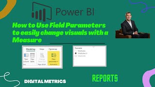 Power BI Dynamic Change Visual With Field Parameter [upl. by Orly379]